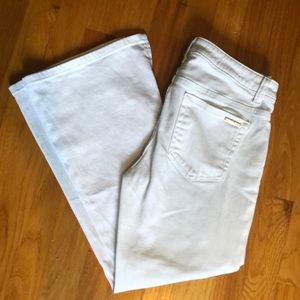 Michael Kors white ankle jeans